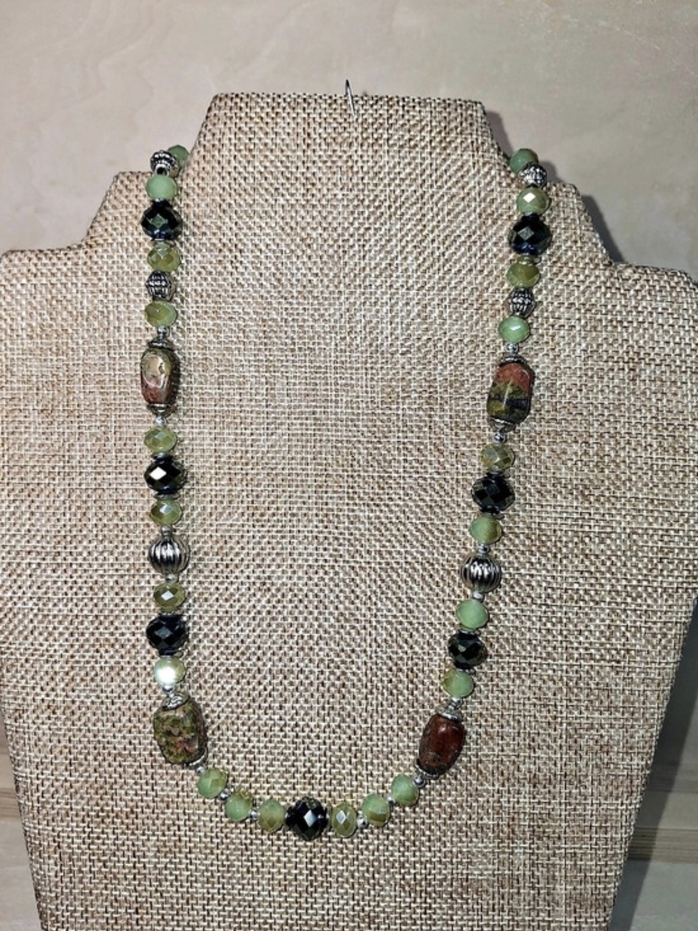 Boho-style Beaded Necklace